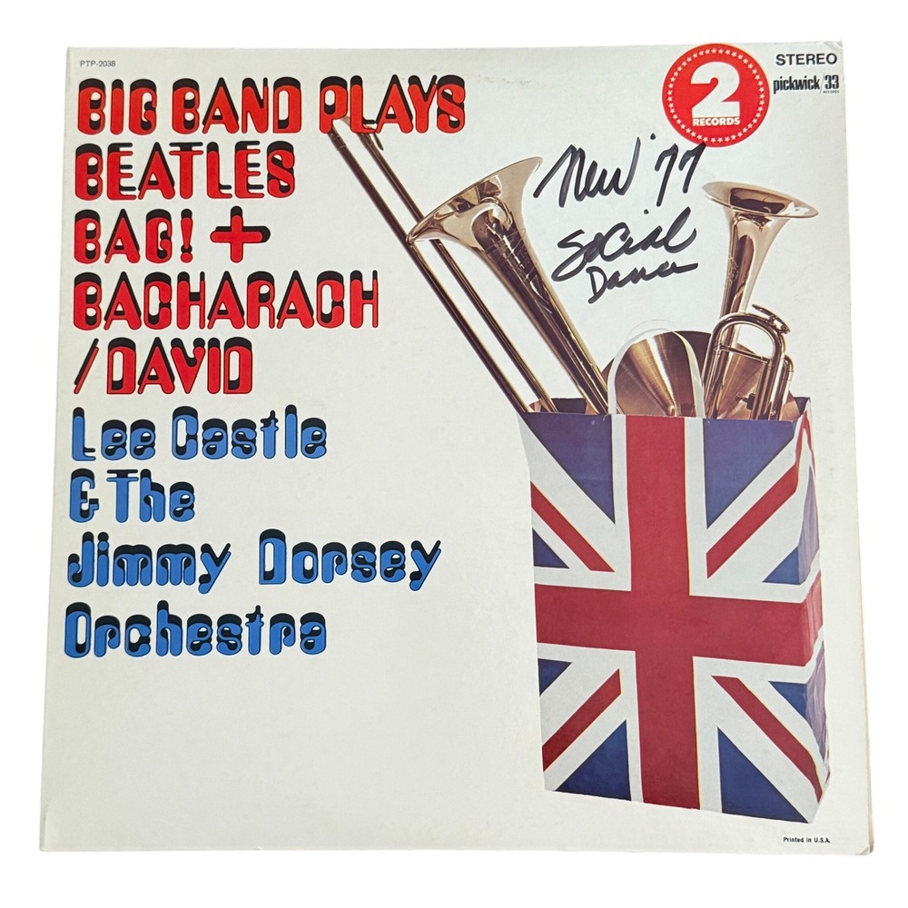Big Band Plays Beatles Bag Bacharach David 2 LP Lee Castle Jimmy Dorsey PTP2038